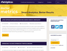 Tablet Screenshot of doctormetrics.com
